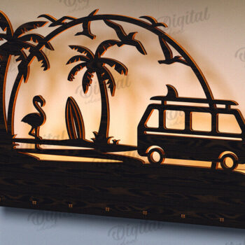Intra απο ξύλο plywood 3mm-4mm πάχος 3D Nature Lightbox Cut  Δίασταση 30x20 cm INTRAFABR-122602023 - Image 13