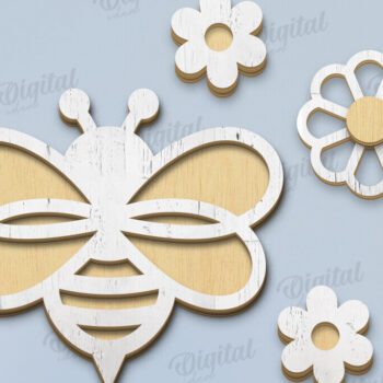 Intra απο ξύλο plywood 3mm-4mm πάχος Τρισδιάστατο διακόσμησης παιδικού σταθμού Δίασταση 30x20 cm INTRAFABR-119262865 - Image 1