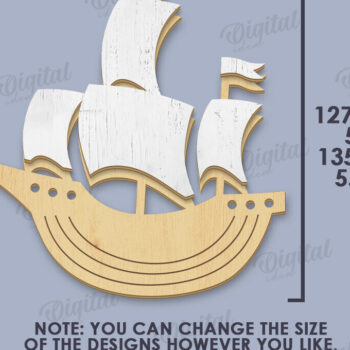 Intra απο ξύλο plywood 3mm-4mm πάχος Τρισδιάστατο διακόσμησης παιδικού σταθμού Δίασταση 30x20 cm INTRAFABR-119263559 - Image 2