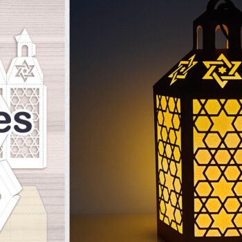 Intra απο ξύλο plywood 3mm-4mm πάχος Πρότυπο φαναριού τρισδιάστατου ανατολίτικου χαρτιού Δίασταση 15x15 cm INTRAFABR-78166154 - Image 1