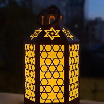 Intra απο ξύλο plywood 3mm-4mm πάχος Πρότυπο φαναριού τρισδιάστατου ανατολίτικου χαρτιού Δίασταση 15x15 cm INTRAFABR-78166154 - Image 7