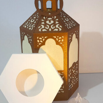 Intra απο ξύλο plywood 3mm-4mm πάχος 3D Paper Lantern Cut File for Cricut Δίασταση 15x15 cm INTRAFABR-78166144 - Image 5