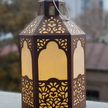 Intra απο ξύλο plywood 3mm-4mm πάχος 3D Paper Lantern Cut File for Cricut Δίασταση 15x15 cm INTRAFABR-78166144 - Image 6
