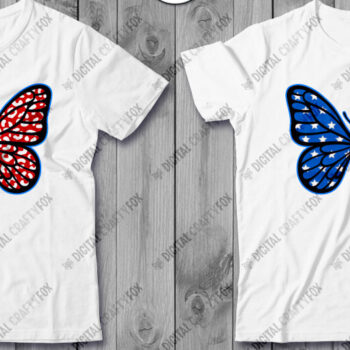 Intra απο ξύλο plywood 3mm-4mm πάχος 3D Patriotic Butterfly Papercut Δίασταση 3600x3600 cm INTRAFABR-13734483 - Image 10