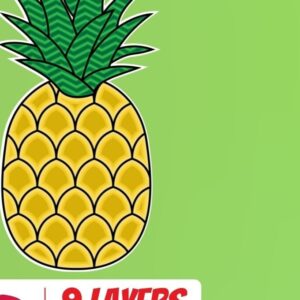 Intra απο ξύλο plywood 3mm-4mm πάχος αποκοπής 3D Pineapple Δίασταση 30x20 cm INTRAFABR-17904158