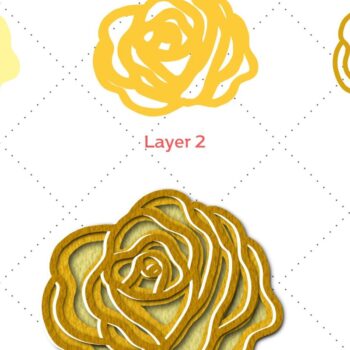 Intra απο ξύλο plywood 3mm-4mm πάχος 3D Pride Rainbow Δίασταση 15x15 cm INTRAFABR-71849398 - Image 15