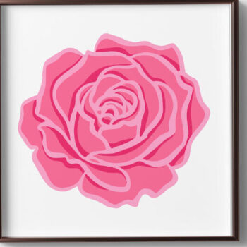 Intra απο ξύλο plywood 3mm-4mm πάχος 3D Roses / Rosess Layered Paprtcut Te Δίασταση 15x15 cm INTRAFABR-118218864 - Image 2