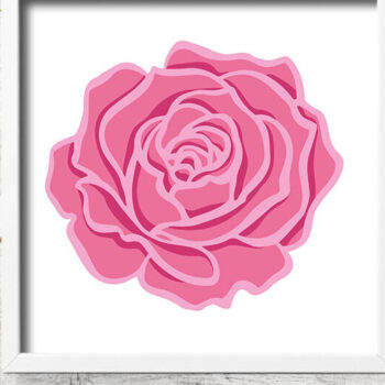 Intra απο ξύλο plywood 3mm-4mm πάχος 3D Roses / Rosess Layered Paprtcut Te Δίασταση 15x15 cm INTRAFABR-118218864 - Image 3