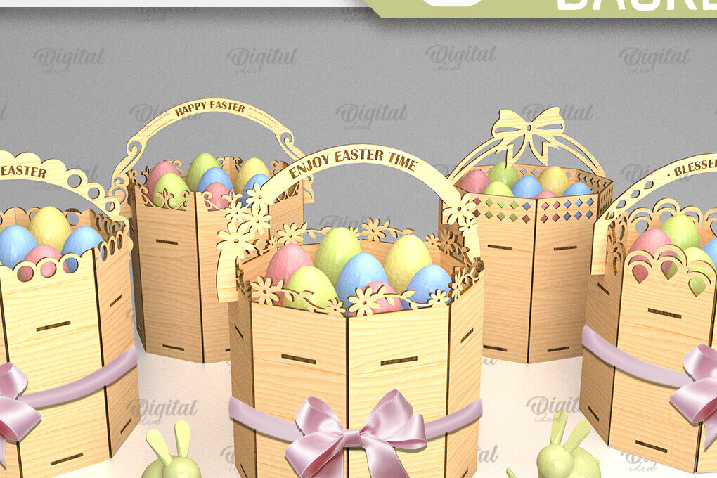 Intra απο ξύλο plywood 3mm-4mm πάχος 3D στρογγυλό πασχαλινών αυγών Δίασταση 15x15 cm INTRAFABR-90263668