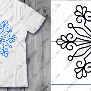 Intra απο ξύλο plywood 3mm-4mm πάχος 3D Snowflake Papercut , 3D Χριστούγεννα Δίασταση 864x864 cm INTRAFABR-80608936 - Image 7