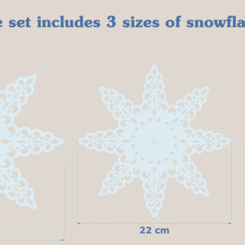 Intra απο ξύλο plywood 3mm-4mm πάχος 3d Snowflake | Χριστουγεννιάτικο στολίδι Δίασταση 8x11 cm INTRAFABR-79123649 - Image 2
