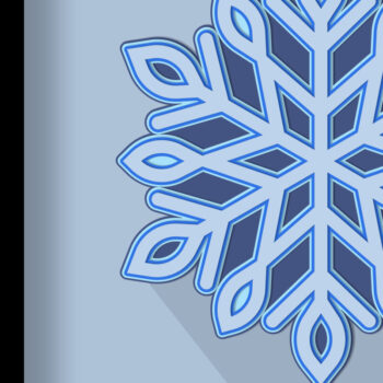 Intra απο ξύλο plywood 3mm-4mm πάχος 3D Snowflake Cut Δίασταση 15x15 cm INTRAFABR-18161062 - Image 1