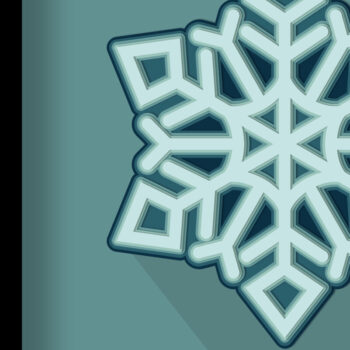 Intra απο ξύλο plywood 3mm-4mm πάχος 3D Snowflake Δίασταση 15x15 cm INTRAFABR-18062025 - Image 1