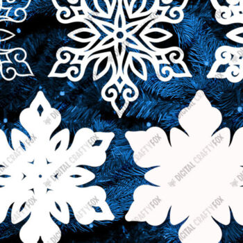 Intra απο ξύλο plywood 3mm-4mm πάχος 3D Snowflake , Layered Snowflake Δίασταση 864x864 cm INTRAFABR-83073810 - Image 5