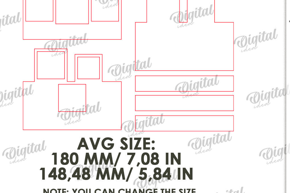 Intra απο ξύλο plywood 3mm-4mm πάχος 3D στοιβαγμένο πλαίσιο φωτογραφιών Δίασταση 20x30 cm INTRAFABR-120040921 - Image 3