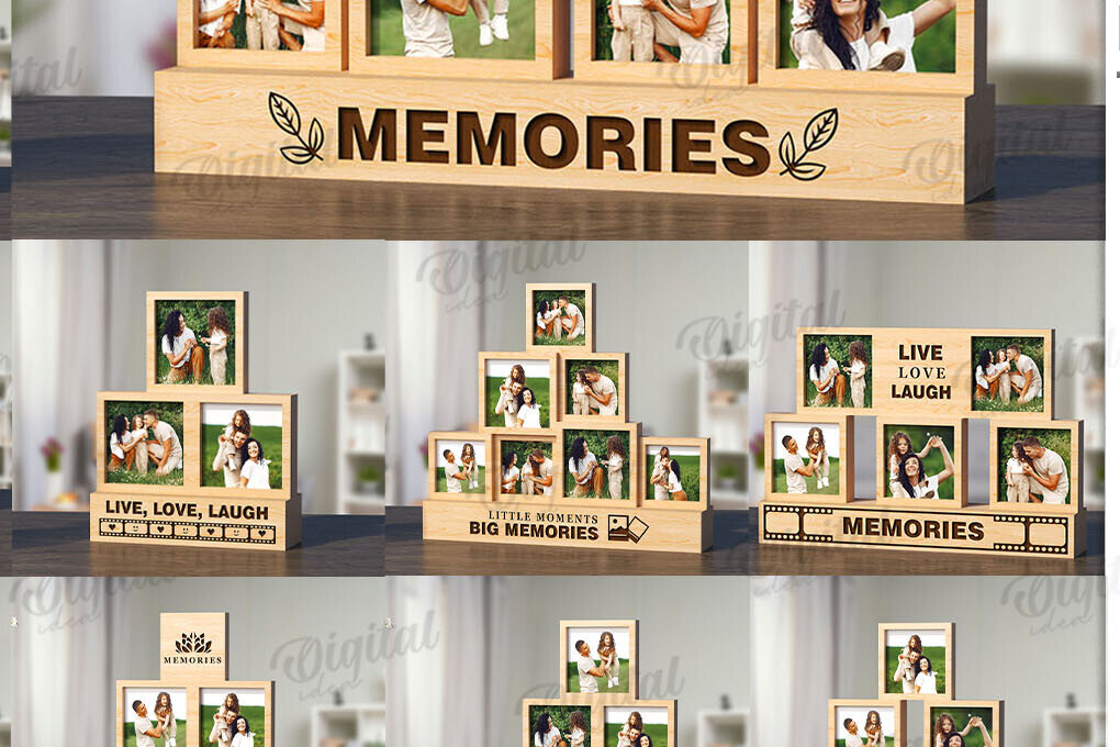 Intra απο ξύλο plywood 3mm-4mm πάχος τρισδιάστατων στοιβαγμένων κορνίζες Δίασταση 20x30 cm INTRAFABR-119900817