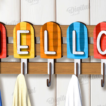 Intra απο ξύλο plywood 3mm-4mm πάχος Κόψιμο με λέιζερ σε δέσμη 3D καλοκαιρινών πετσετών Δίασταση 30x20 cm INTRAFABR-122130087 - Image 6