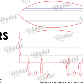 Intra απο ξύλο plywood 3mm-4mm πάχος Κόψιμο με λέιζερ σε δέσμη 3D καλοκαιρινών πετσετών Δίασταση 30x20 cm INTRAFABR-122130087 - Image 15