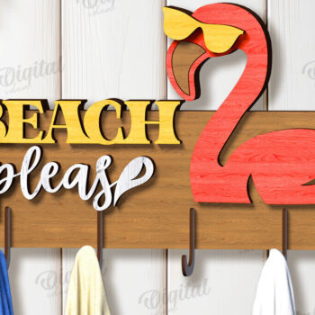 Intra απο ξύλο plywood 3mm-4mm πάχος Κόψιμο με λέιζερ σε δέσμη 3D καλοκαιρινών πετσετών Δίασταση 30x20 cm INTRAFABR-122130087 - Image 16