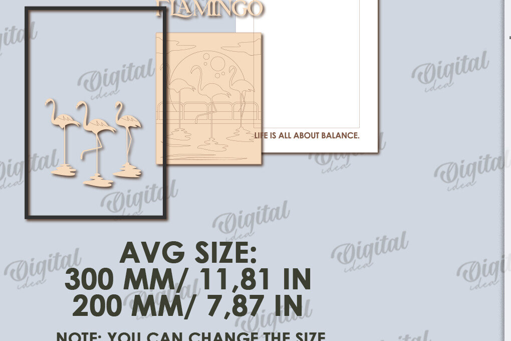 Intra απο ξύλο plywood 3mm-4mm πάχος Τρισδιάστατη καλοκαιρινής τέχνης τοίχων Δίασταση 40x40 cm INTRAFABR-123362836 - Image 2