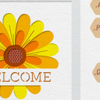 Intra απο ξύλο plywood 3mm-4mm πάχος 3D Sunflower Shadow Box , Layered Δίασταση 30x30 cm INTRAFABR-75625601 - Image 8