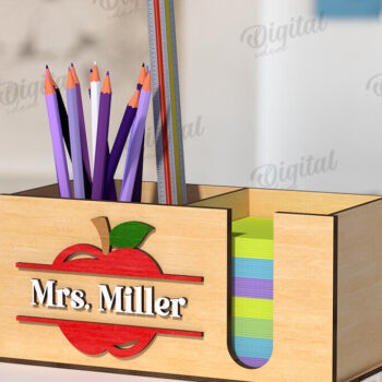 Intra απο ξύλο plywood 3mm-4mm πάχος 3D μολυβιών δασκάλου Δίασταση 30x20 cm INTRAFABR-120363085 - Image 6