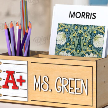 Intra απο ξύλο plywood 3mm-4mm πάχος 3D μολυβιών δασκάλου Δίασταση 30x20 cm INTRAFABR-120363085 - Image 8