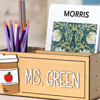 Intra απο ξύλο plywood 3mm-4mm πάχος 3D μολυβιών δασκάλου Δίασταση 30x20 cm INTRAFABR-120363085 - Image 10