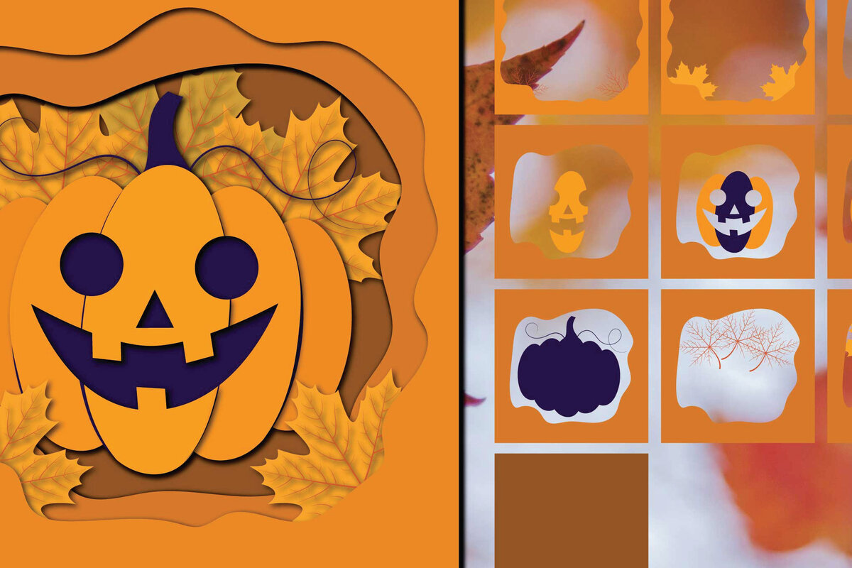 Intra απο ξύλο plywood 3mm-4mm πάχος Τρισδιάστατο με κομμένο χαρτί για την Ημέρα των Ευχαριστιών Δίασταση 1200x1200 cm INTRAFABR-19061313