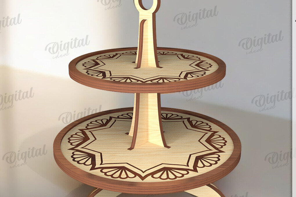 Intra απο ξύλο plywood 3mm-4mm πάχος με βάση 3D σε επίπεδα Δίασταση 30x20 cm INTRAFABR-120493634