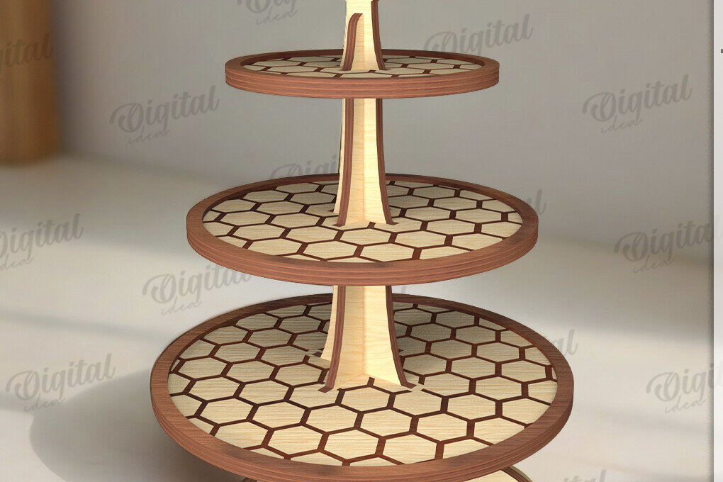 Intra απο ξύλο plywood 3mm-4mm πάχος με βάση 3D σε επίπεδα Δίασταση 30x20 cm INTRAFABR-120492977