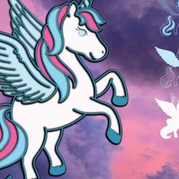 Intra απο ξύλο plywood 3mm-4mm πάχος 3d Unicorn Paper Cut Δίασταση 1200x1200 cm INTRAFABR-25010327 - Image 1