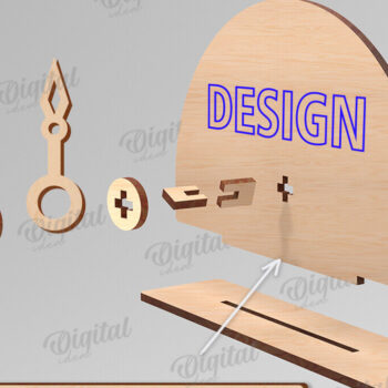 Intra απο ξύλο plywood 3mm-4mm πάχος Τρισδιάστατη Valentine Love Meter Δίασταση 15x15 cm INTRAFABR-113260714 - Image 2