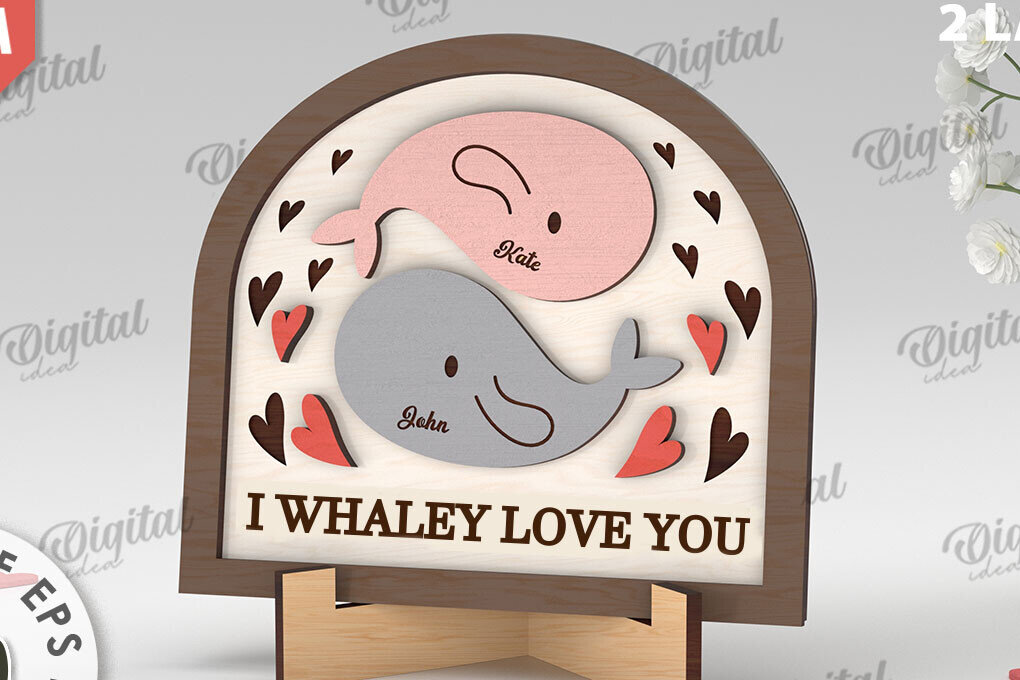 Intra απο ξύλο plywood 3mm-4mm πάχος Σχέδιο κοπής με λέιζερ 3D δώρου για την ημέρα του Αγίου Βαλεντίνου Δίασταση 15x15 cm INTRAFABR-112888551