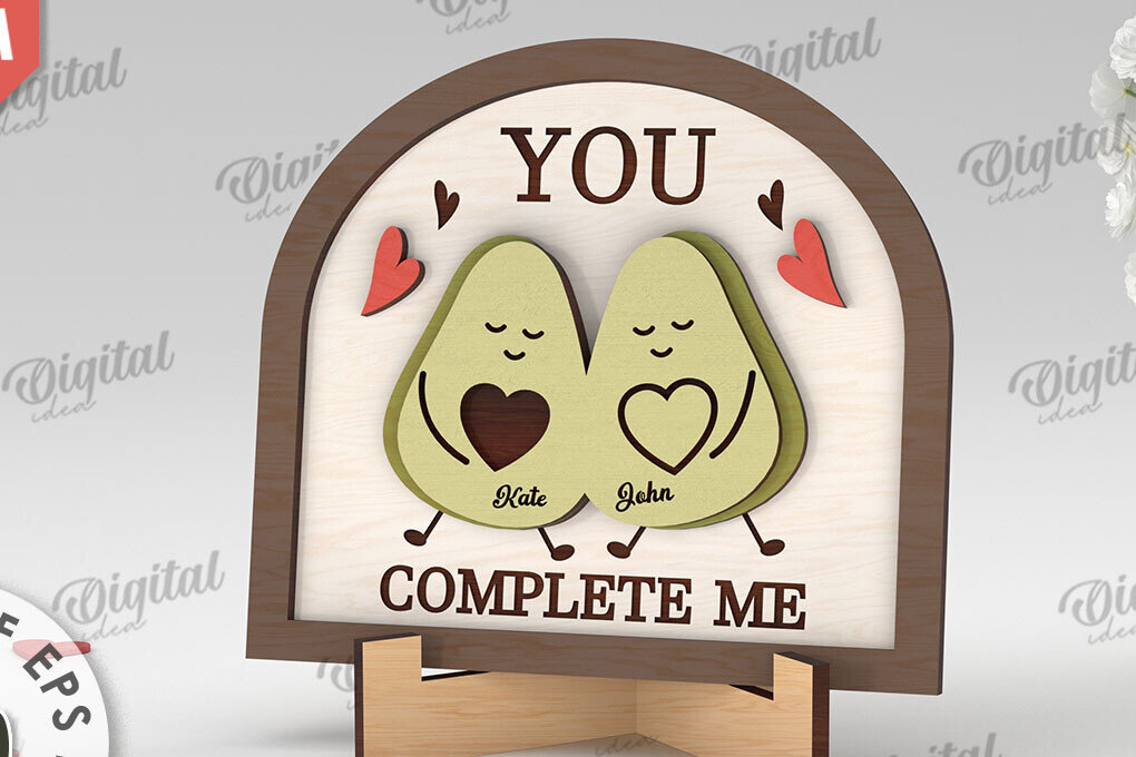 Intra απο ξύλο plywood 3mm-4mm πάχος Σχέδιο κοπής με λέιζερ 3D δώρου για την ημέρα του Αγίου Βαλεντίνου Δίασταση 15x15 cm INTRAFABR-112888461