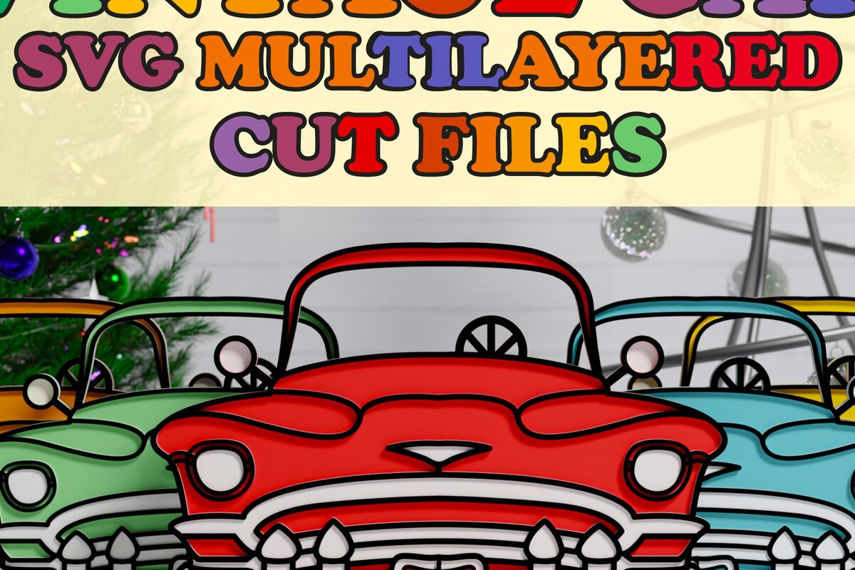 Intra απο ξύλο plywood 3mm-4mm πάχος 3D Vintage Car πολυεπίπεδο κομμένο Δίασταση 1500x1500 cm INTRAFABR-74634823