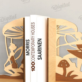 Intra απο ξύλο plywood 3mm-4mm πάχος Δέσμη κοπής με λέιζερ 3D ξύλινα βιβλιοθήκες Δίασταση 30x20 cm INTRAFABR-121119233 - Image 6