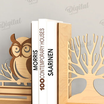 Intra απο ξύλο plywood 3mm-4mm πάχος Δέσμη κοπής με λέιζερ 3D ξύλινα βιβλιοθήκες Δίασταση 30x20 cm INTRAFABR-121119233 - Image 7