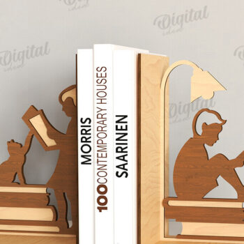 Intra απο ξύλο plywood 3mm-4mm πάχος Δέσμη κοπής με λέιζερ 3D ξύλινα βιβλιοθήκες Δίασταση 30x20 cm INTRAFABR-121119233 - Image 11