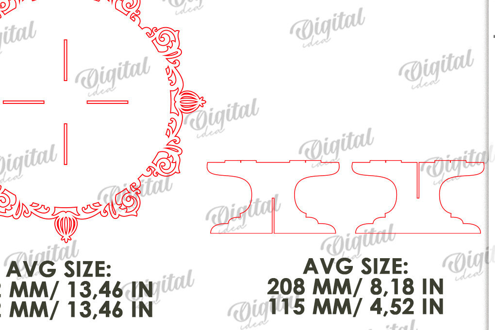Intra απο ξύλο plywood 3mm-4mm πάχος 3D ξύλινη βάση για κέικ Δίασταση 30x20 cm INTRAFABR-122600272 - Image 2