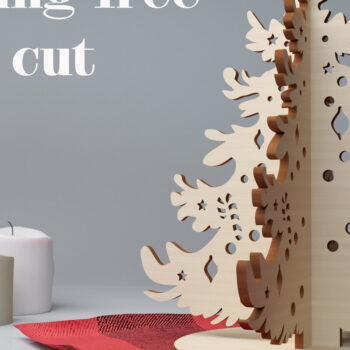 Intra απο ξύλο plywood 3mm-4mm πάχος Τρισδιάστατη Ξύλινη Διακόσμηση Κοπή  Δίασταση 30x20 cm INTRAFABR-79756963 - Image 1
