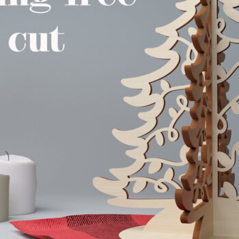 Intra απο ξύλο plywood 3mm-4mm πάχος Τρισδιάστατη Ξύλινη Διακόσμηση Κοπή  Δίασταση 30x20 cm INTRAFABR-79756987 - Image 1