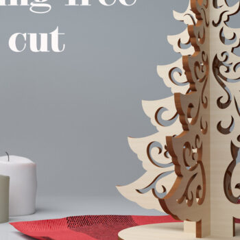 Intra απο ξύλο plywood 3mm-4mm πάχος Τρισδιάστατη Ξύλινη Διακόσμηση Κοπή  Δίασταση 30x20 cm INTRAFABR-79756949 - Image 1