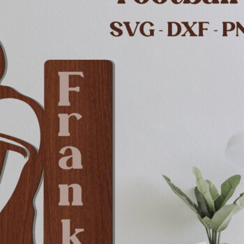 Intra απο ξύλο plywood 3mm-4mm πάχος Τρισδιάστατα Ξύλινα Διακοσμητικά Ποδόσφαιρο κοπής με λέιζερ Δίασταση 30x20 cm INTRAFABR-81433219 - Image 1