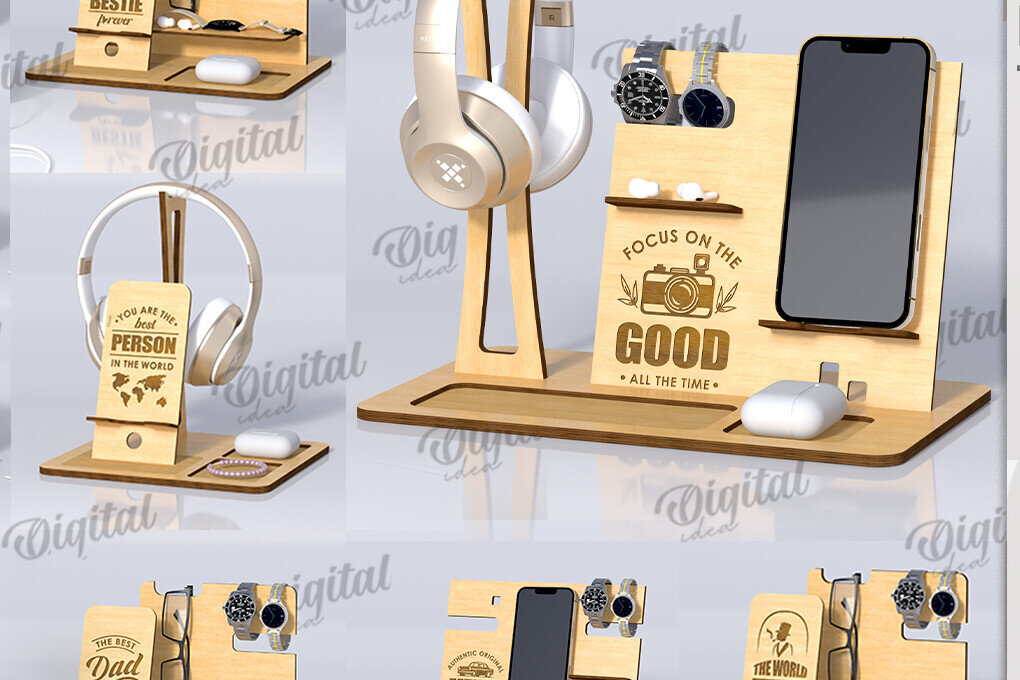 Intra απο ξύλο plywood 3mm-4mm πάχος 3D ξύλινων οργανωτών γραφείου Δίασταση 30x20 cm INTRAFABR-119487908 - Image 1