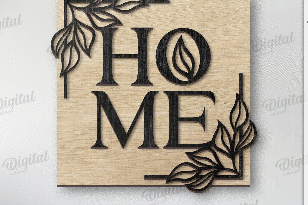 Intra απο ξύλο plywood 3mm-4mm πάχος 3D ξύλινη πινακίδα για το σπίτι Δίασταση 30x20 cm INTRAFABR-120712979