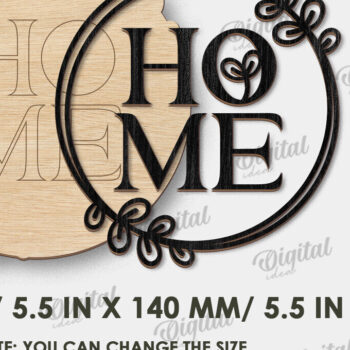 Intra απο ξύλο plywood 3mm-4mm πάχος 3D ξύλινη πινακίδα για το σπίτι Δίασταση 30x20 cm INTRAFABR-120712860 - Image 2