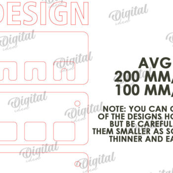 Intra απο ξύλο plywood 3mm-4mm πάχος Τρισδιάστατη Ξύλινη θήκη για κλειδί Δίασταση 30x20 cm INTRAFABR-113845965 - Image 3