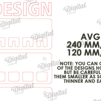 Intra απο ξύλο plywood 3mm-4mm πάχος Τρισδιάστατη Ξύλινη θήκη για κλειδί Δίασταση 30x20 cm INTRAFABR-113846453 - Image 3