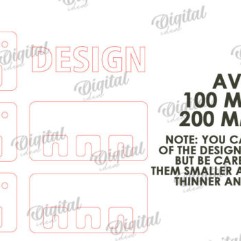 Intra απο ξύλο plywood 3mm-4mm πάχος Τρισδιάστατη δέσμη με ξύλινες θήκες για κλειδί Δίασταση 30x20 cm INTRAFABR-113927911 - Image 8